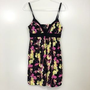 H&M‎ Black Floral Dress 8